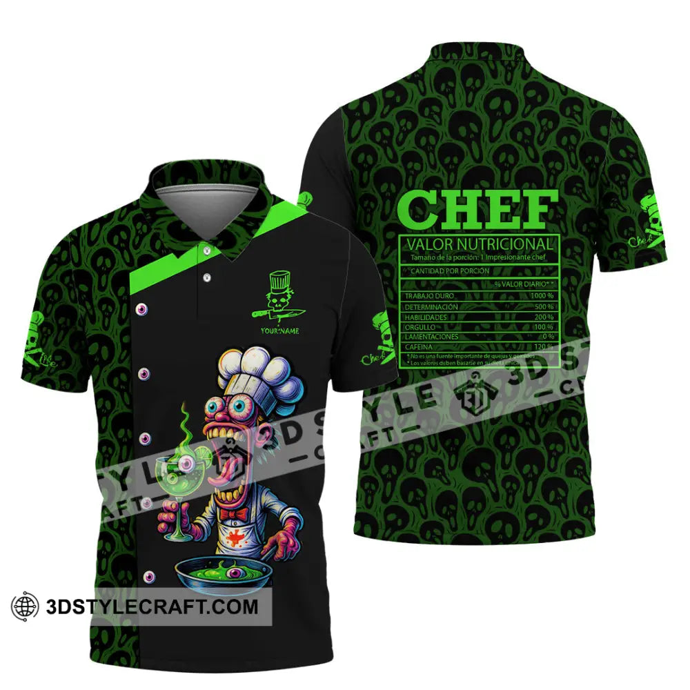 Unisex Shirt - Custom Halloween Master Chef Shirt Polo Shirt / S T-shirt