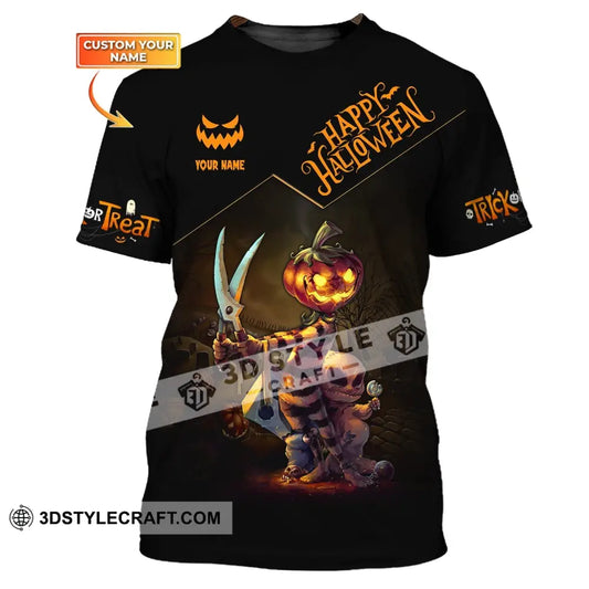 Unisex Shirt Custom Halloween T-Shirt Happy For / S