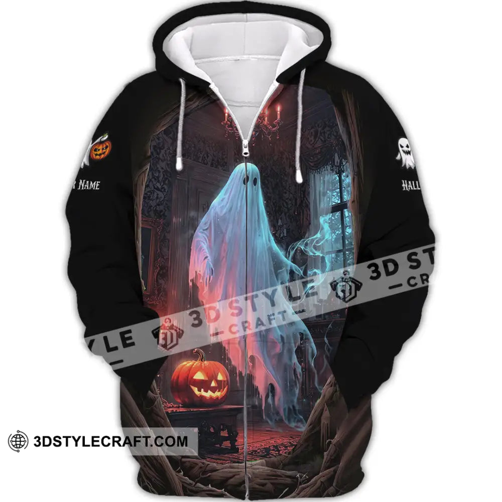 Unisex Shirt - Custom Halloween Shirt Zipper Hoodie / S T-shirt