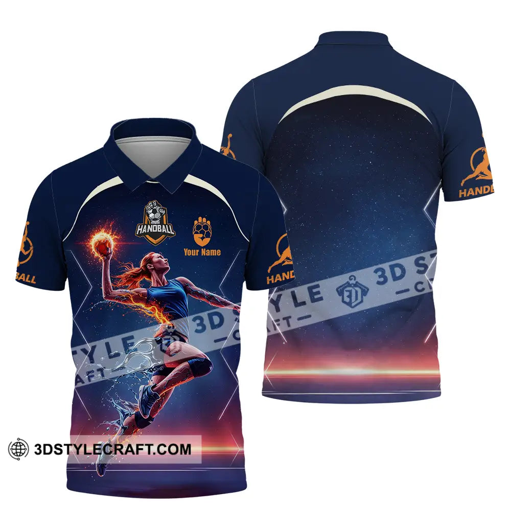 Unisex Shirt - Custom Handball 3D Shirt - Polo Shirt / S - T-shirt