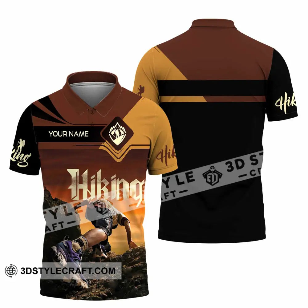Unisex Shirt Custom Hiking Lover Shirt Polo Shirt / S T shirt