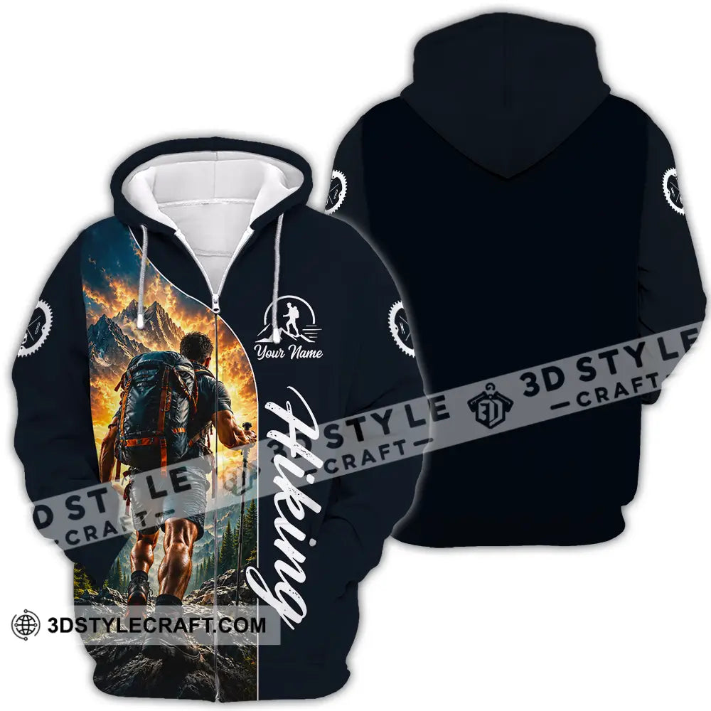 Unisex Shirt - Custom Hiking Shirt - Zipper Hoodie / S - T-shirt