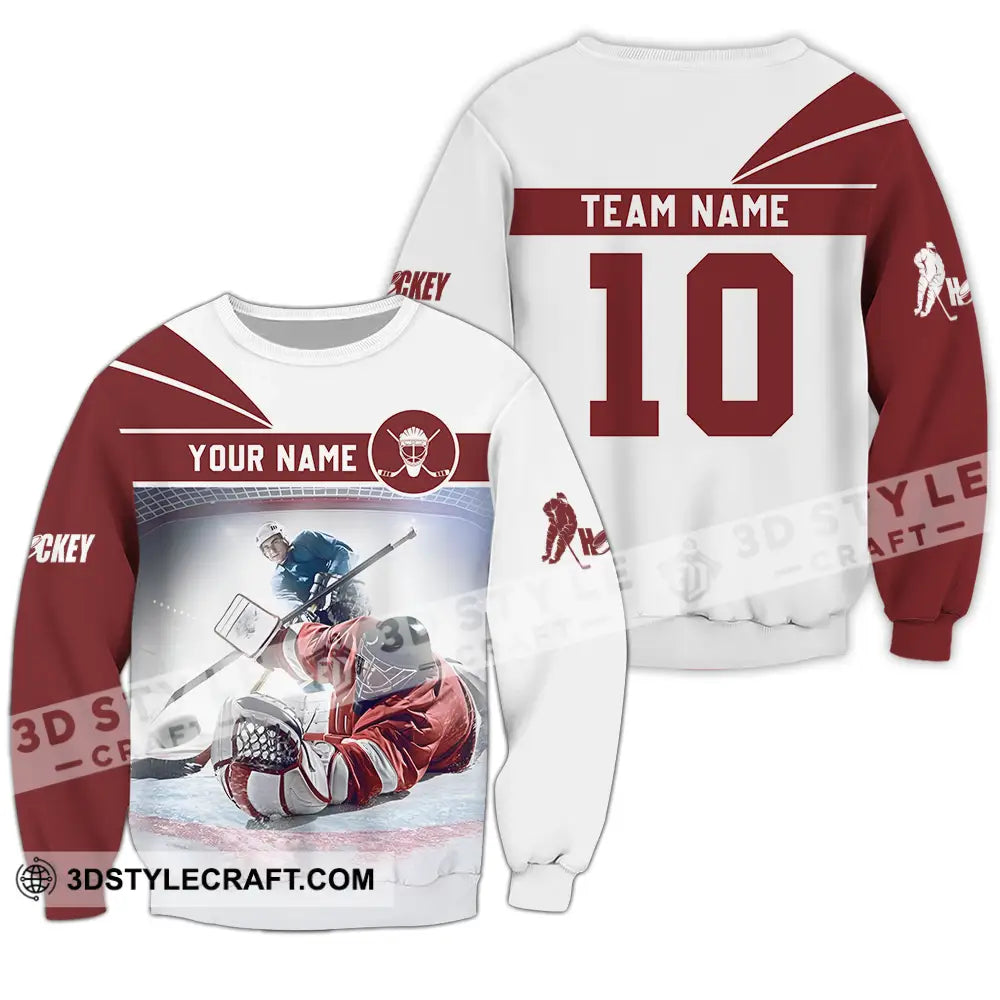 Unisex Shirt - Custom Hockey Shirt Long Sleeve / S T-shirt