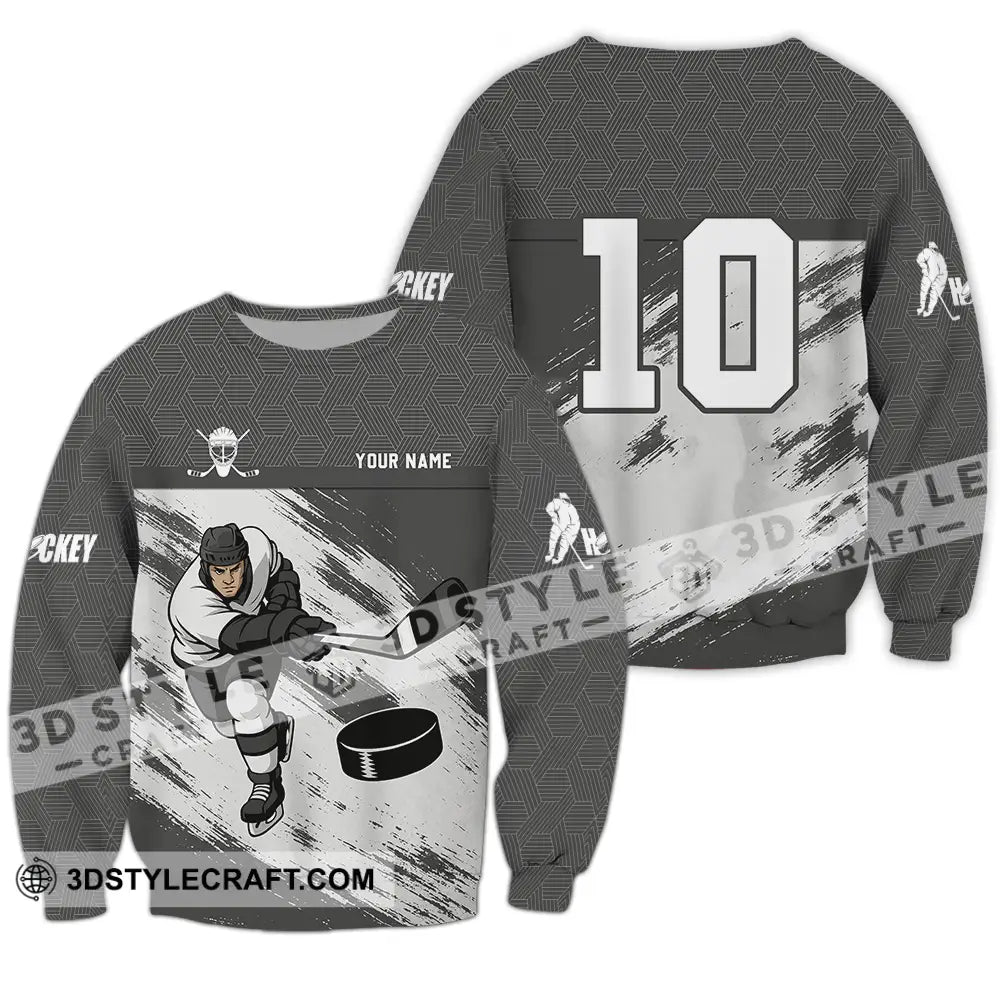 Unisex Shirt - Custom Hockey Shirt Long Sleeve / S T-shirt