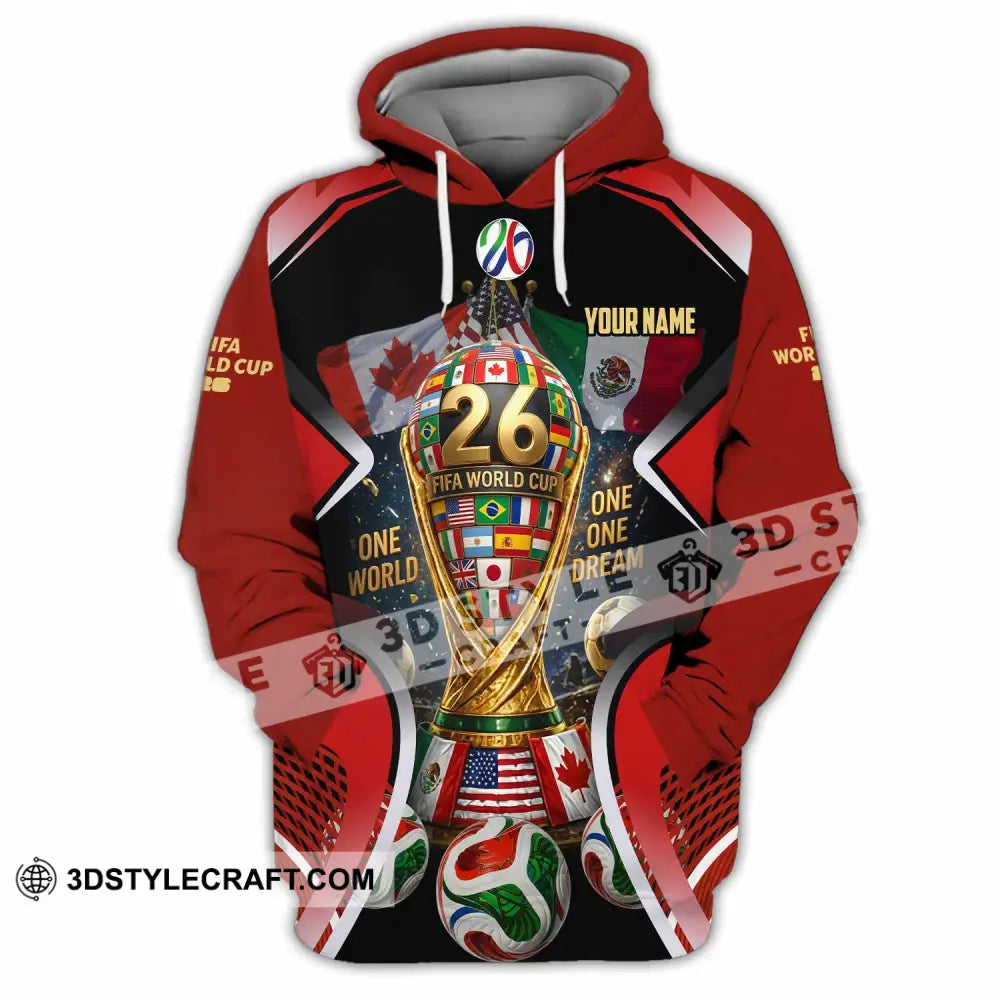 Unisex Shirt - Custom World Cup 2026 Shirt - Hoodie / S - T-shirt