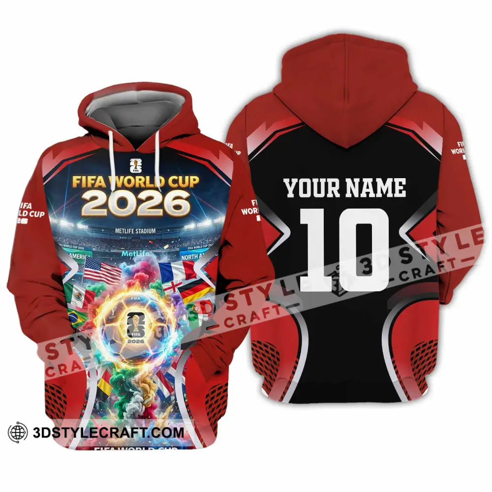 Unisex Shirt - Custom World Cup 2026 Shirt - Hoodie / S - T-shirt