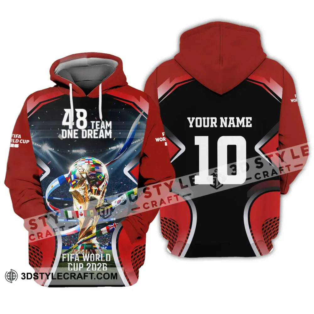 Unisex Shirt - Custom World Cup 2026 Shirt - Hoodie / S - T-shirt