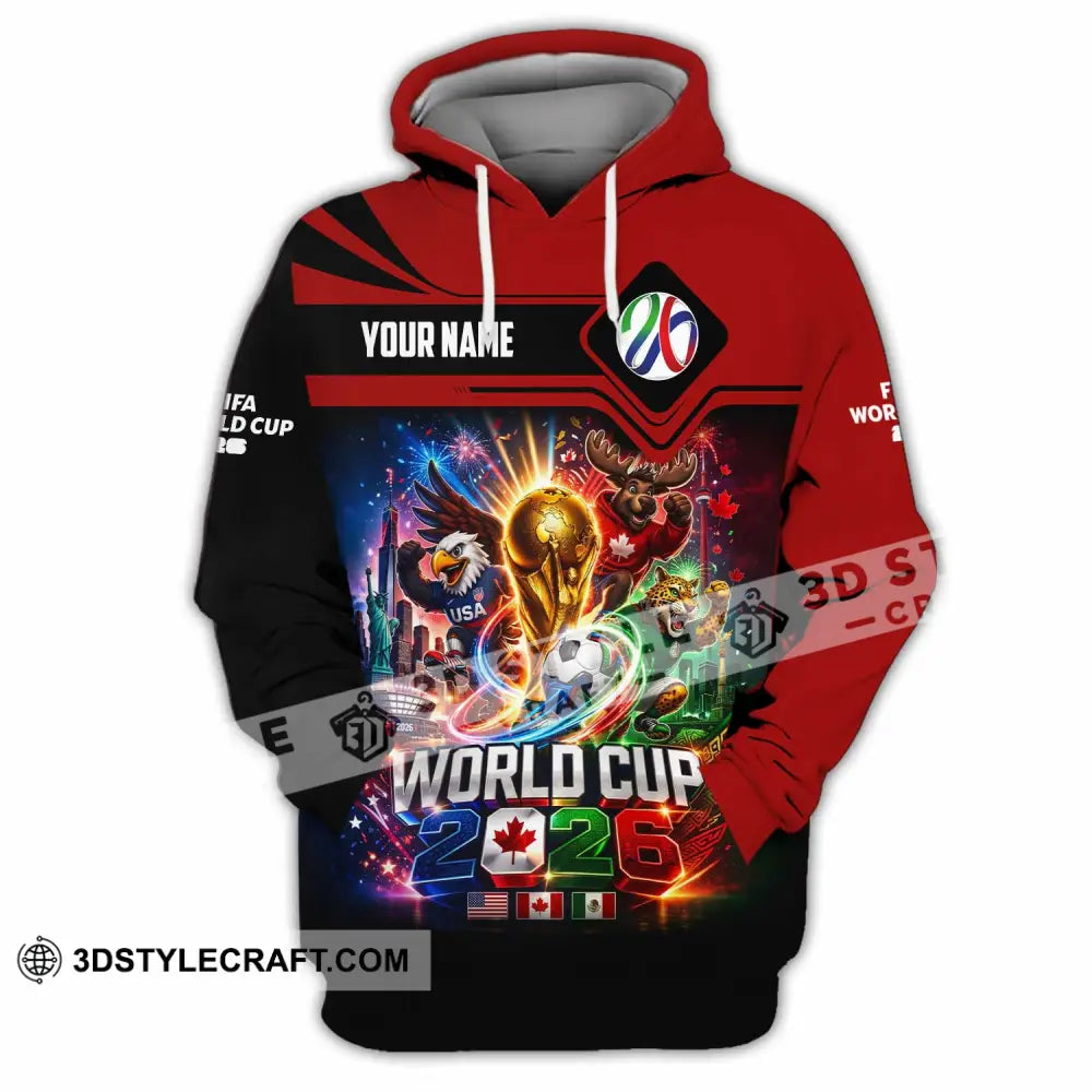 Unisex Shirt - Custom World Cup 2026 Shirt - Hoodie / S - T-shirt