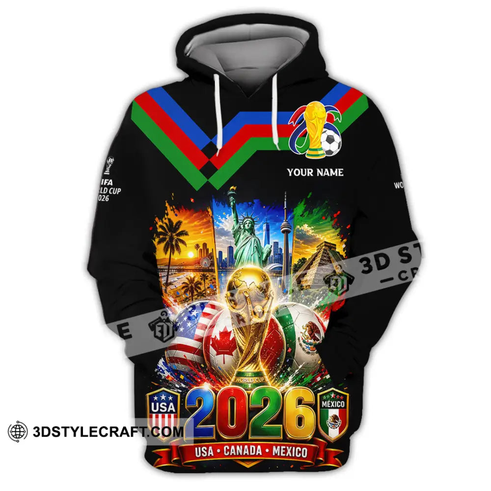 Unisex Shirt - Custom World Cup 2026 Shirt - Hoodie / S - T-shirt