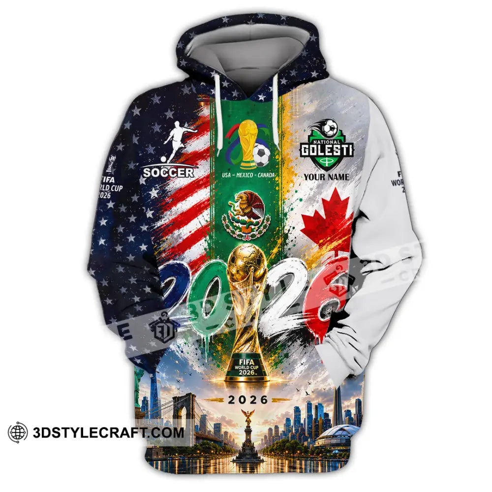Unisex Shirt - Custom World Cup 2026 Shirt - Hoodie / S - T-shirt