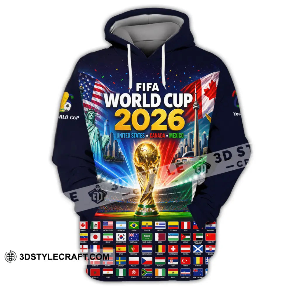 Unisex Shirt - Custom World Cup 2026 Shirt - Hoodie / S - T-shirt