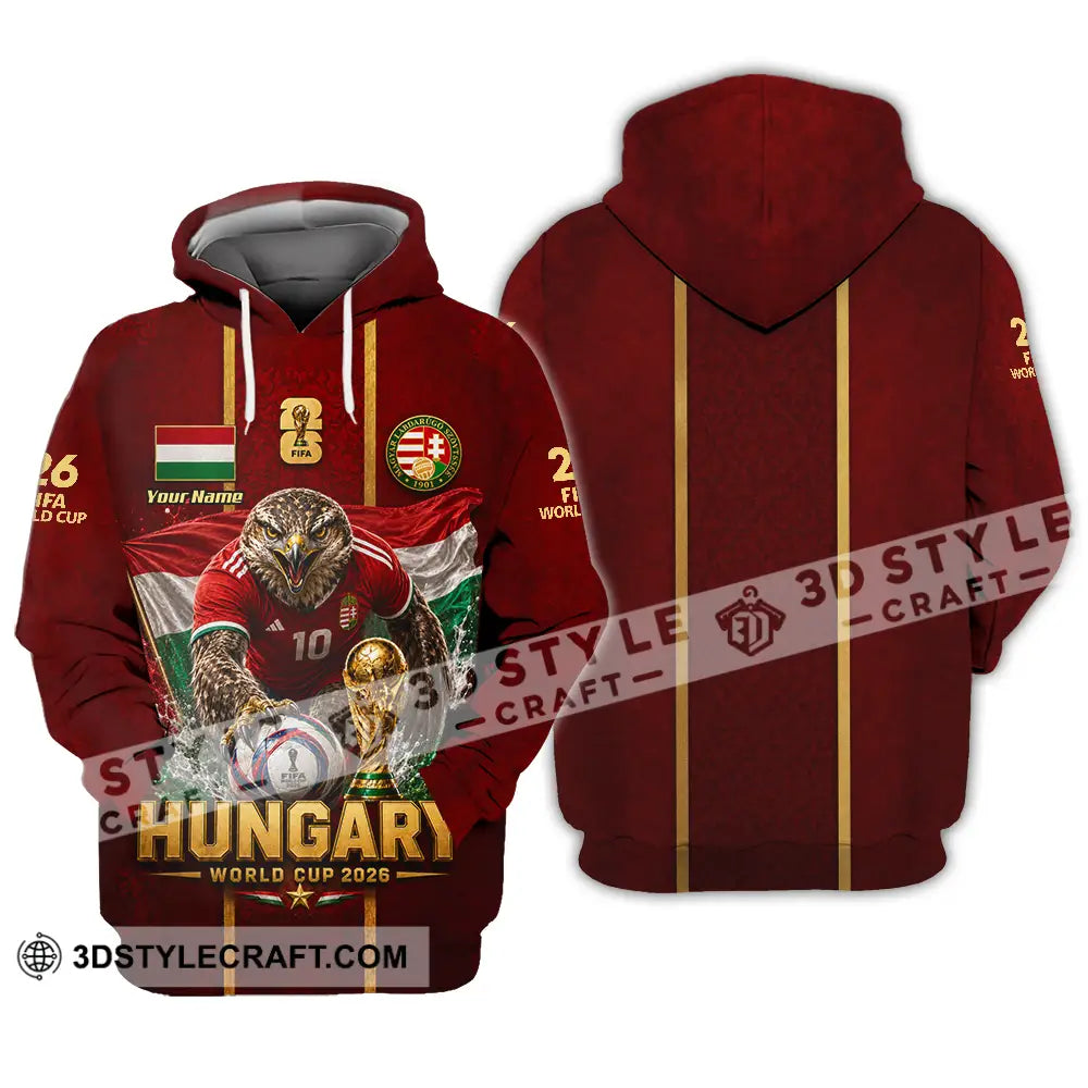 Unisex Shirt - Custom Hungary World Cup 2026 Shirt - Hoodie / S - T-shirt