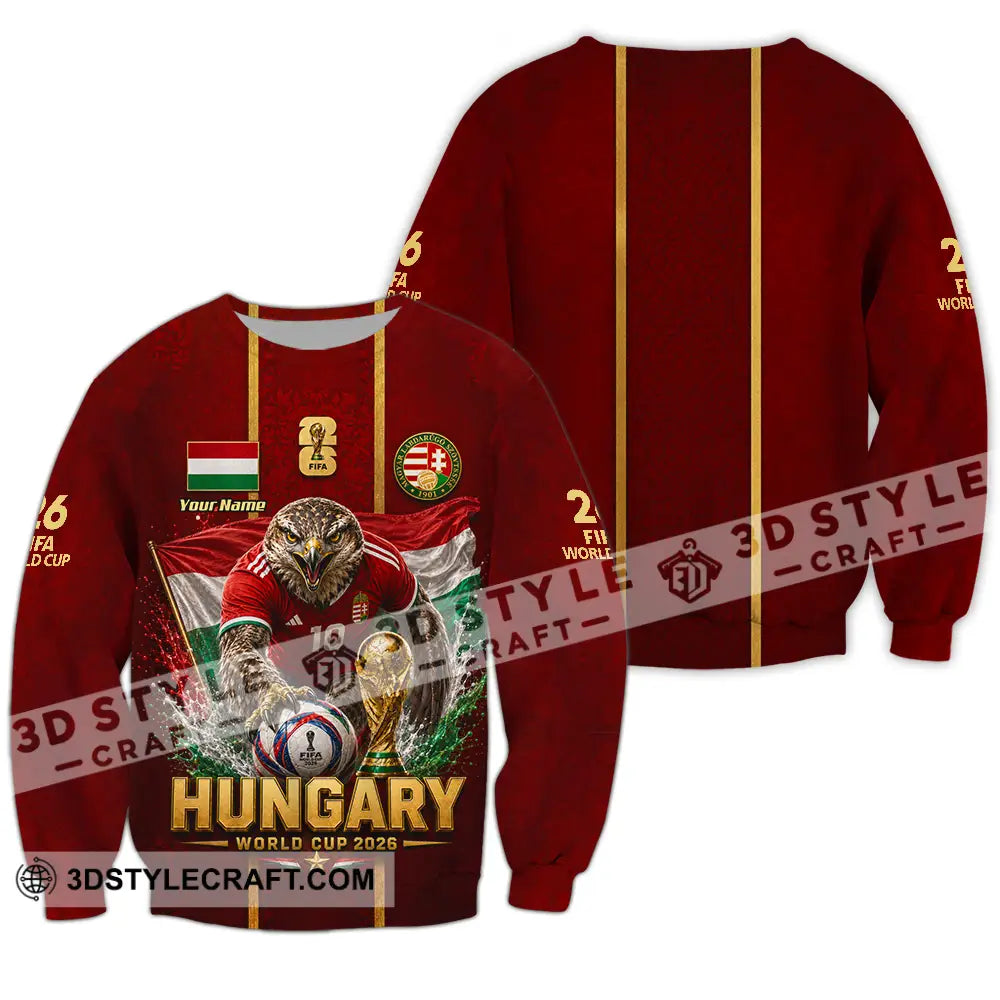Unisex Shirt - Custom Hungary World Cup 2026 Shirt - Long Sleeve / S - T-shirt