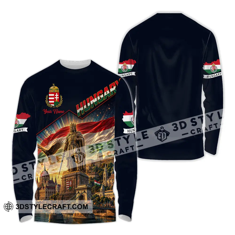 Unisex Shirt - Custom Hungary Shirt - Long Sleeve Shirt / S - T-shirt