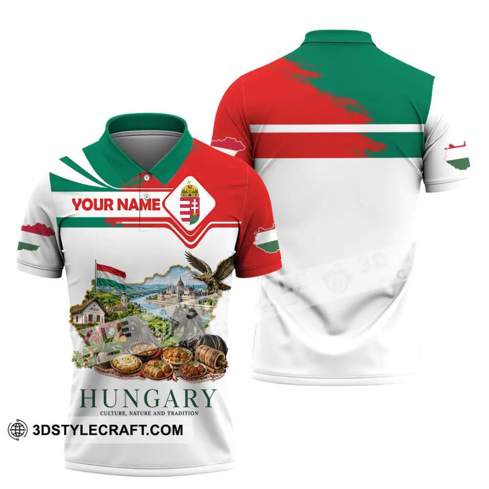 Unisex Shirt - Custom Hungary Shirt - Polo Shirt / S - T-shirt