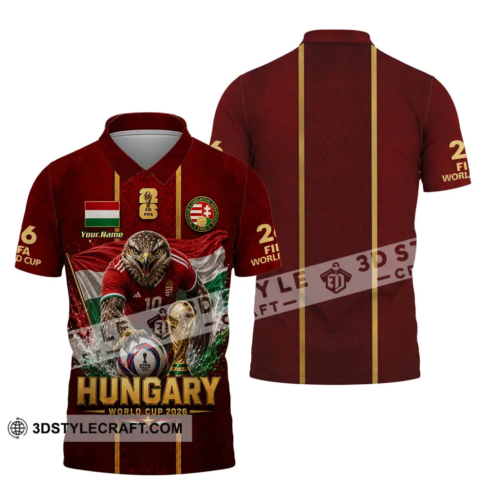 Unisex Shirt - Custom Hungary World Cup 2026 Shirt - Polo Shirt / S - T-shirt