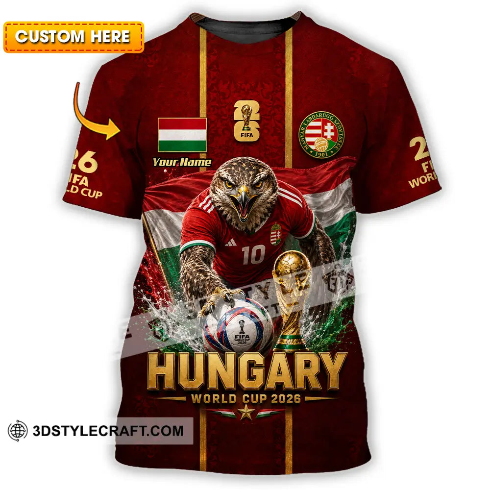 Unisex Shirt - Custom Hungary World Cup 2026 Shirt - T-shirt