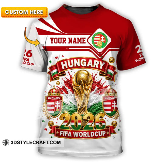 Unisex Shirt - Custom Hungary World Cup 2026 Shirt - T-shirt
