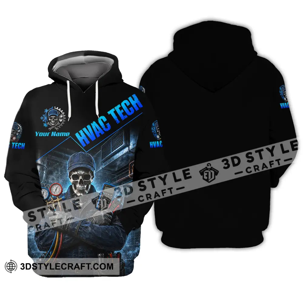 Unisex Shirt - Custom HVAC Tech Shirt - Hoodie / S - T-shirt