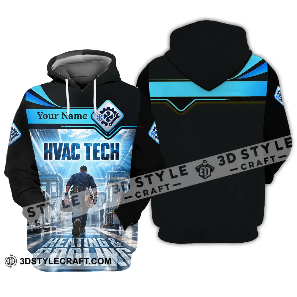 Unisex Shirt - Custom HVAC Tech Shirt - Hoodie / S - T-shirt