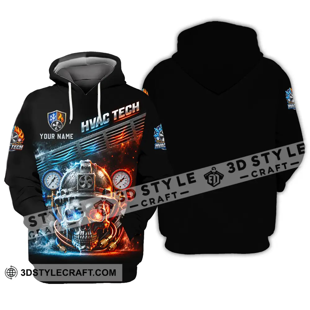 Unisex Shirt - Custom HVAC Tech Shirt - Hoodie / S - T-shirt
