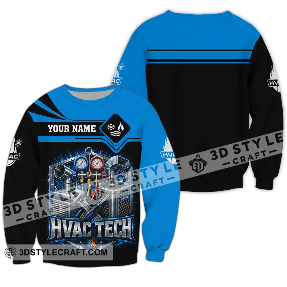 Unisex Shirt - Custom Hvac Tech Shirt - Long Sleeve / S - T-shirt