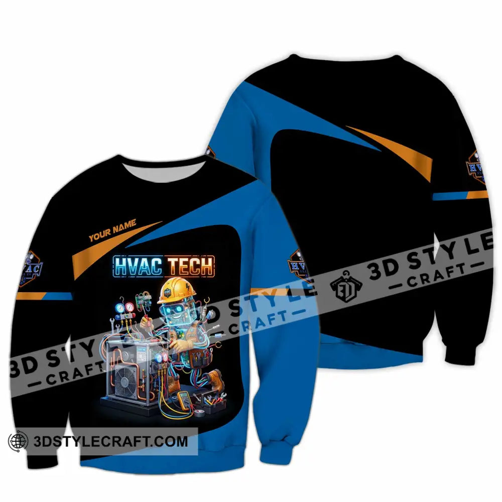 Unisex Shirt - Custom HVAC Tech Shirt - Long Sleeve / S - T-shirt