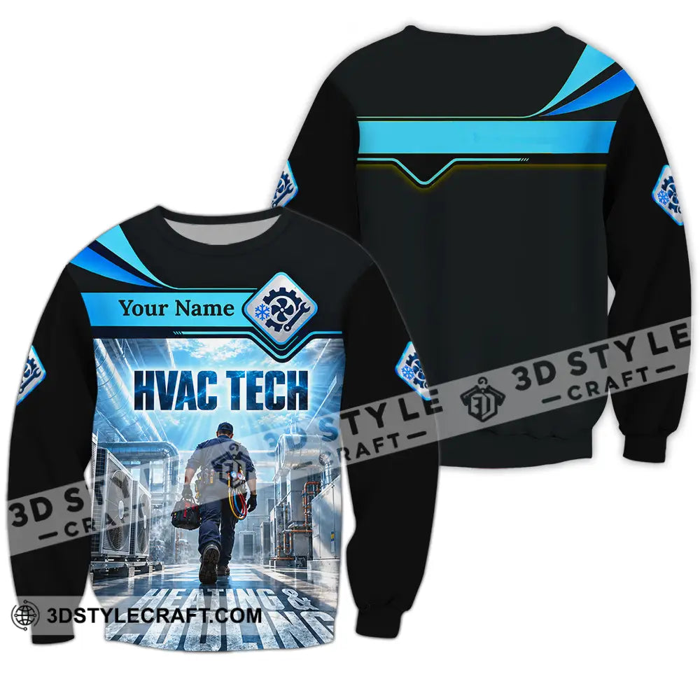 Unisex Shirt - Custom HVAC Tech Shirt - Long Sleeve / S - T-shirt