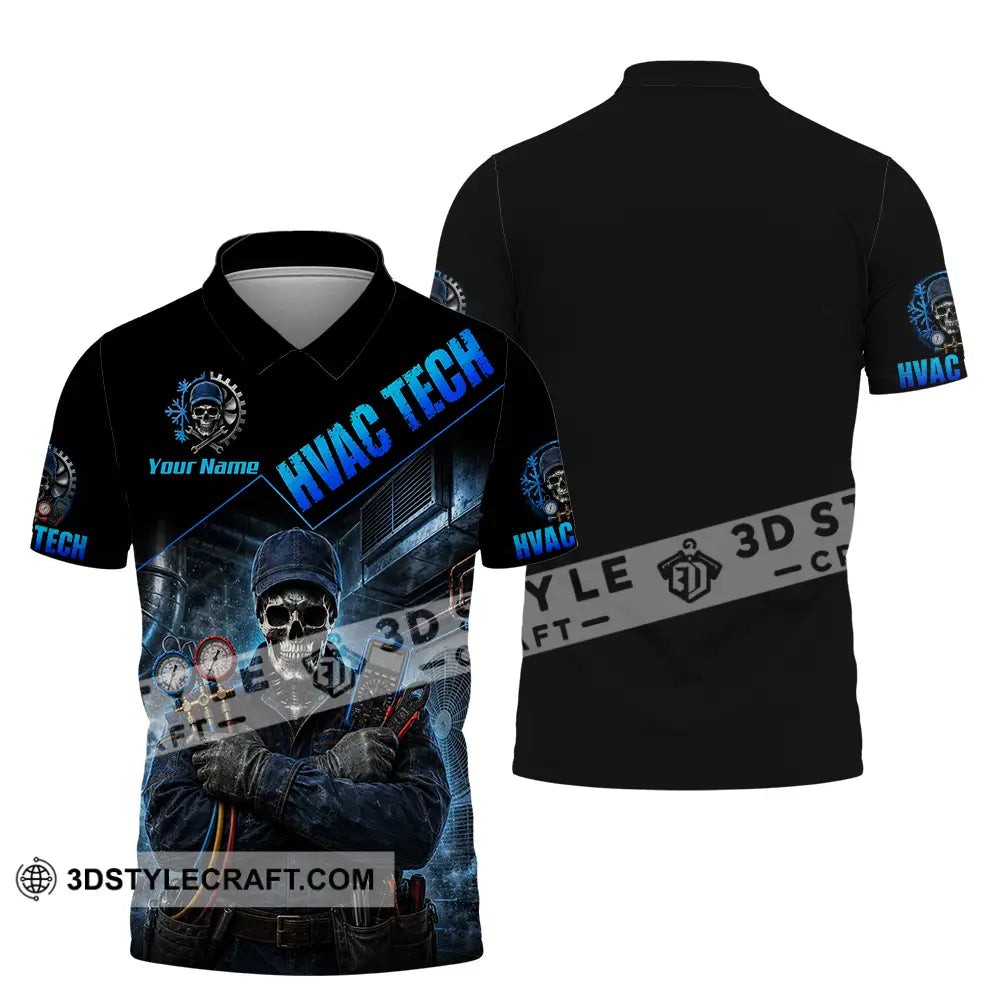 Unisex Shirt - Custom HVAC Tech Shirt - Polo Shirt / S - T-shirt
