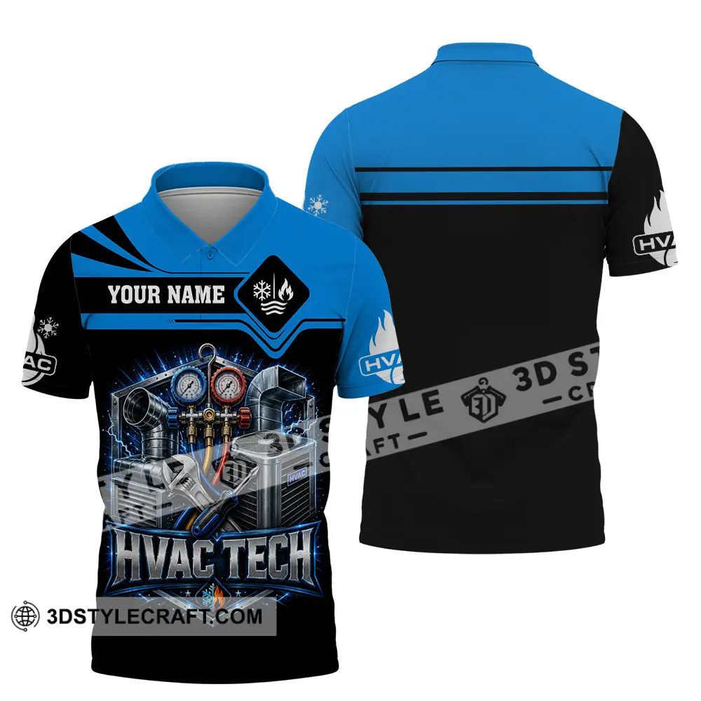Unisex Shirt - Custom Hvac Tech Shirt - Polo Shirt / S - T-shirt