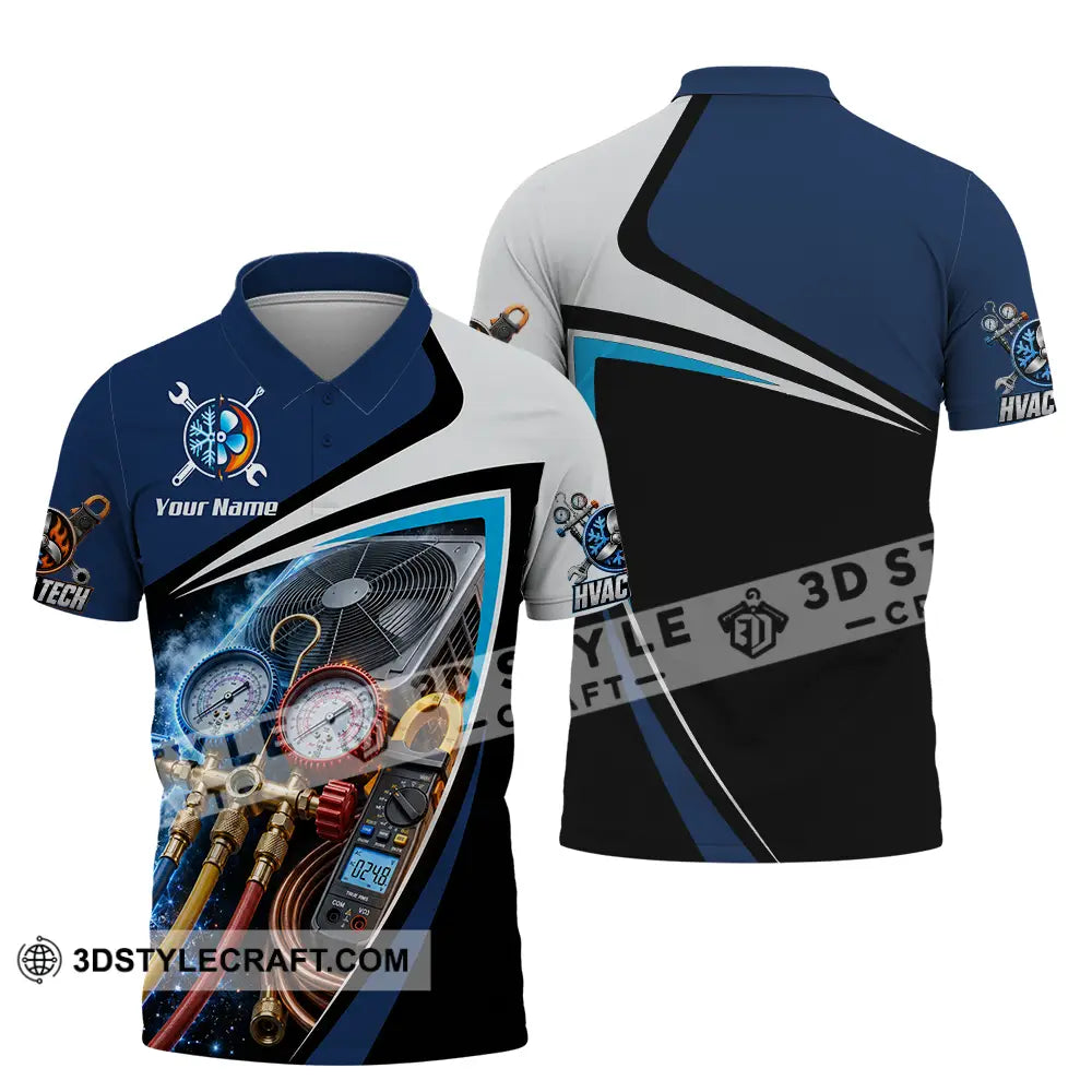 Unisex Shirt - Custom HVAC Tech Shirt - Polo Shirt / S - T-shirt
