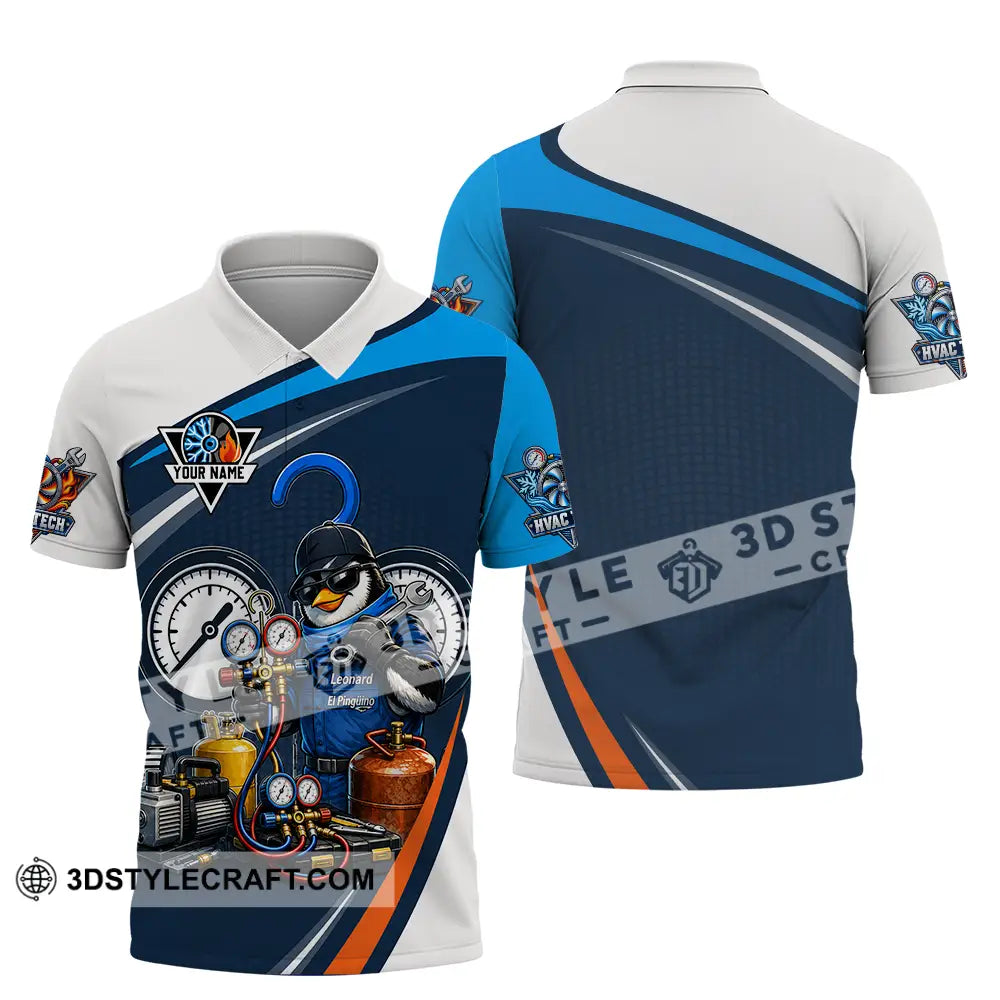 Unisex Shirt - Custom HVAC Tech Shirt - Polo Shirt / S - T-shirt