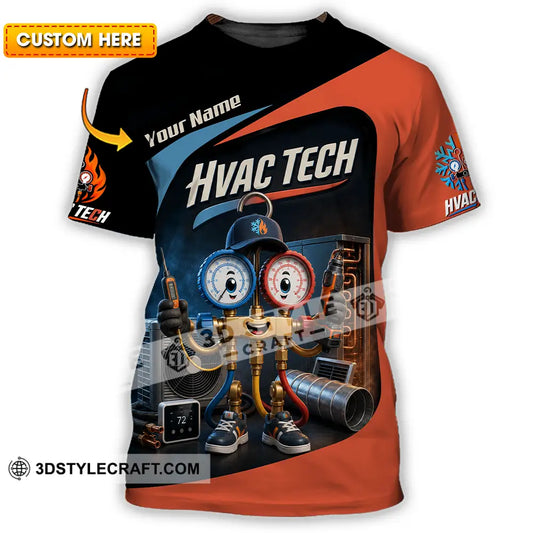 Unisex Shirt - Custom Hvac Tech Shirt - T-shirt