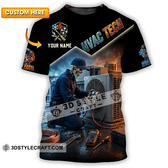 Unisex Shirt - Custom HVAC Tech Shirt style option 1