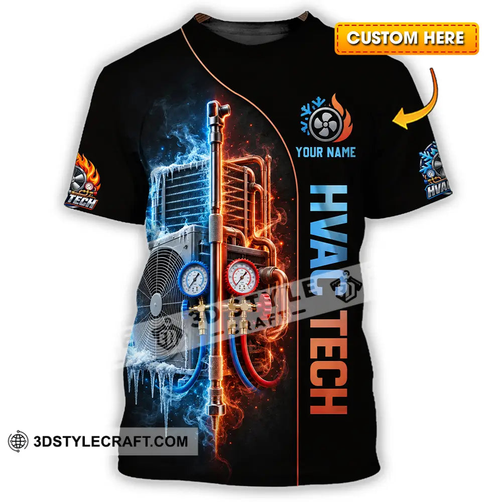 Unisex Shirt - Custom HVAC Tech Shirt - T-shirt