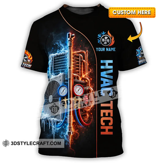 Unisex Shirt - Custom HVAC Tech Shirt - T-shirt
