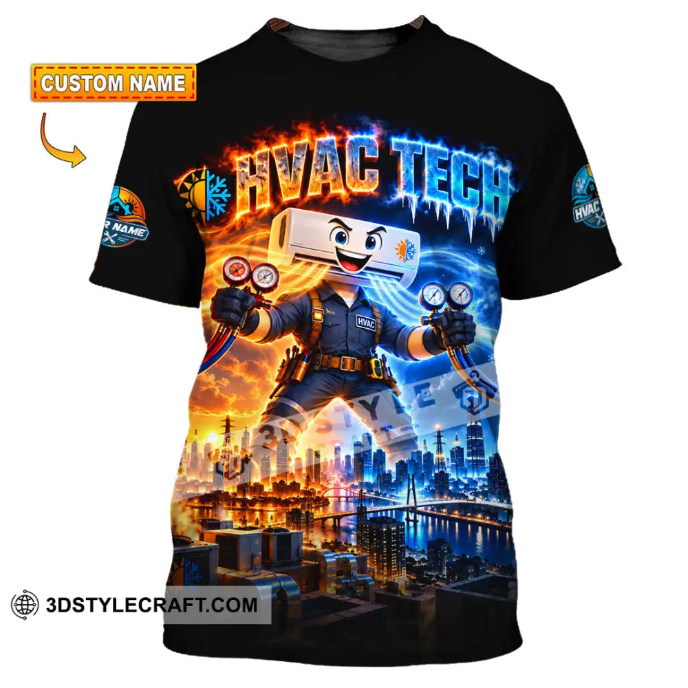 Unisex Shirt - Custom HVAC Tech Shirt - T-shirt
