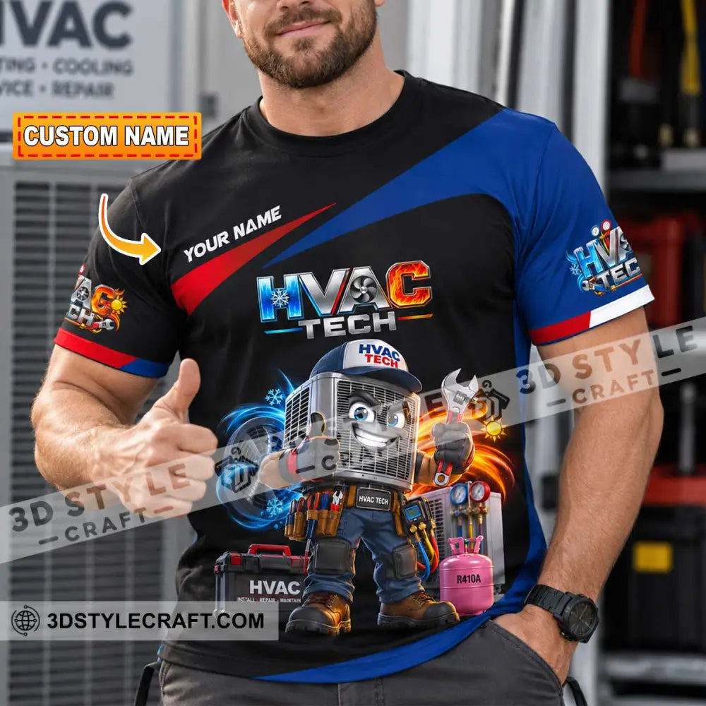 Unisex Shirt - Custom HVAC Tech Shirt - T-shirt