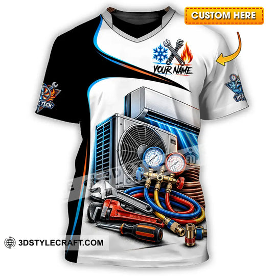 Unisex Shirt - Custom HVAC Tech Shirt style option 1