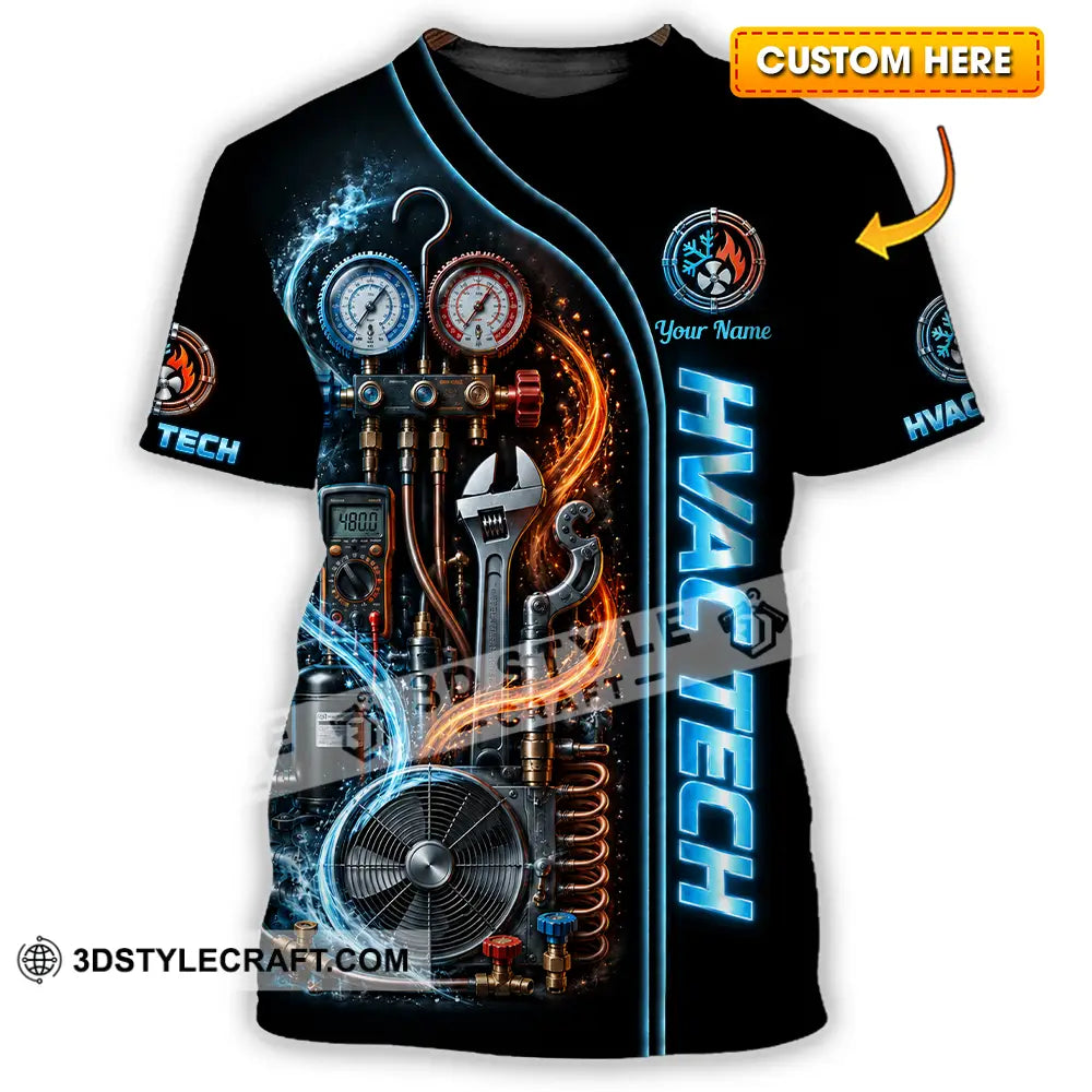 Unisex Shirt - Custom HVAC Tech Shirt - T-shirt
