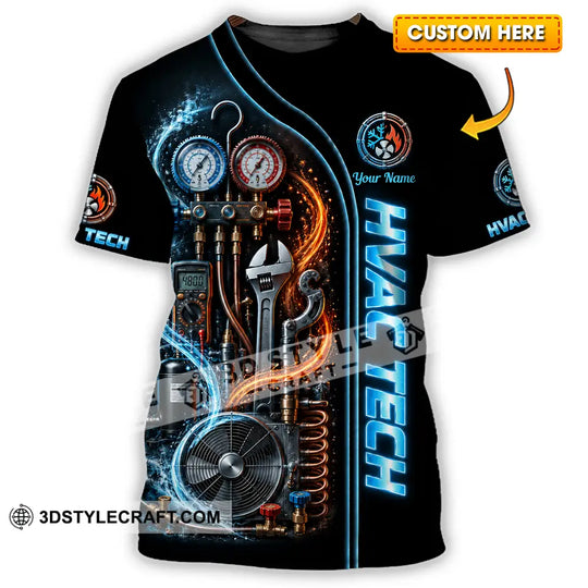 Unisex Shirt - Custom HVAC Tech Shirt style option 1