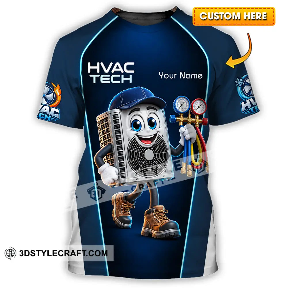 Unisex Shirt - Custom HVAC Tech Shirt - T-shirt