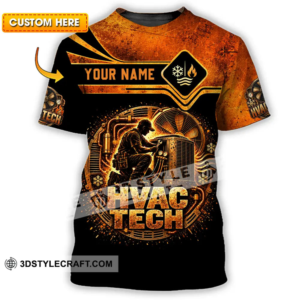 Unisex Shirt - Custom HVAC Tech Shirt - T-shirt