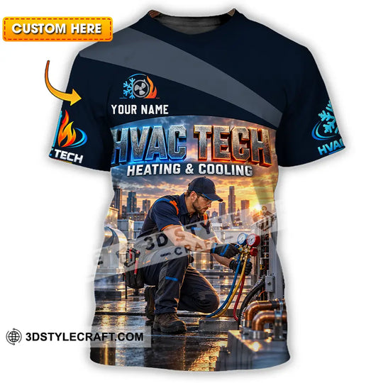 Unisex Shirt - Custom HVAC Tech Shirt style option 1
