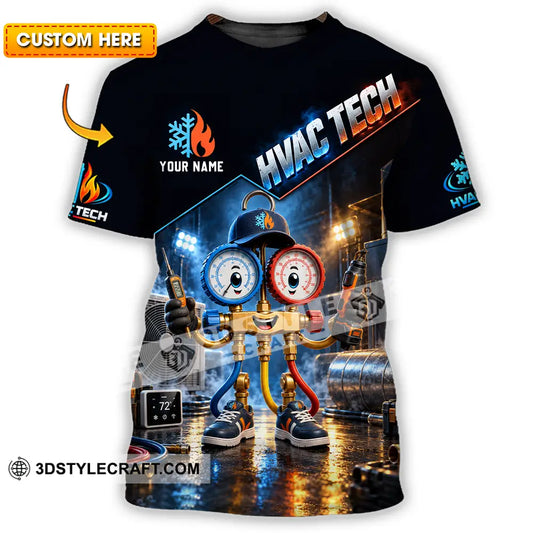 Unisex Shirt - Custom HVAC Tech Shirt - T-shirt