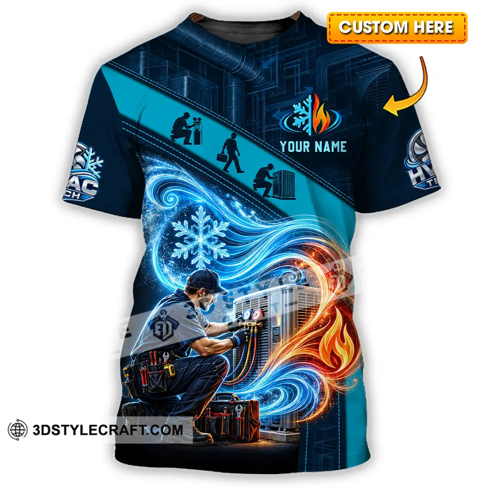 Unisex Shirt - Custom HVAC Tech Shirt - T-shirt