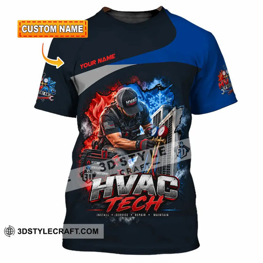 Unisex Shirt - Custom HVAC Tech Shirt style option 1