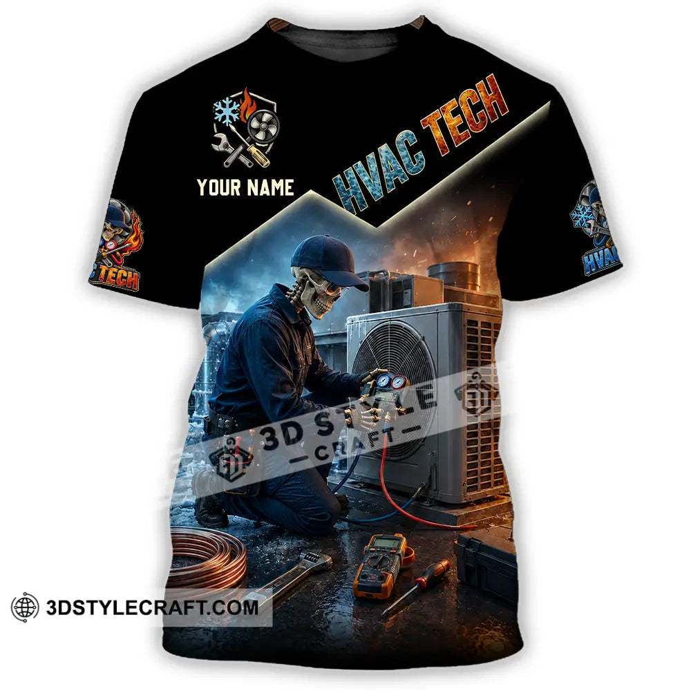 Unisex Shirt - Custom HVAC Tech Shirt - T-Shirt / S - T-shirt