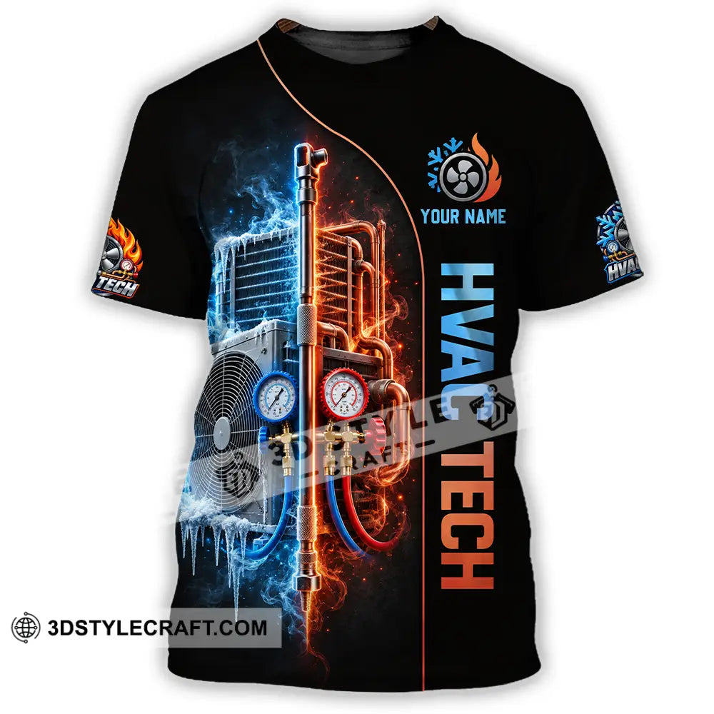 Unisex Shirt - Custom HVAC Tech Shirt - T-Shirt / S - T-shirt