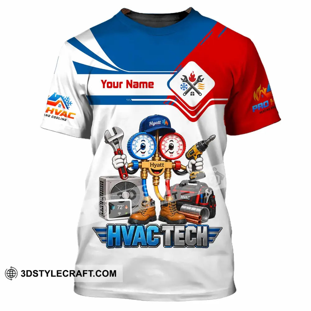 Unisex Shirt - Custom HVAC Tech Shirt - T-Shirt / S - T-shirt